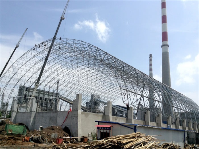 忻州煤机油桶翘工程网架